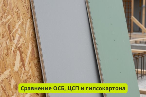 сравнение гклв осб цсп. фото